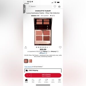 Charlotte Tilbury Luxury Eyeshadow Palette